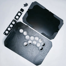 Load image into Gallery viewer, enthcreations Game Controllers #000000 V2 - 12X30mm Stickless layout Case - 37x24cm
