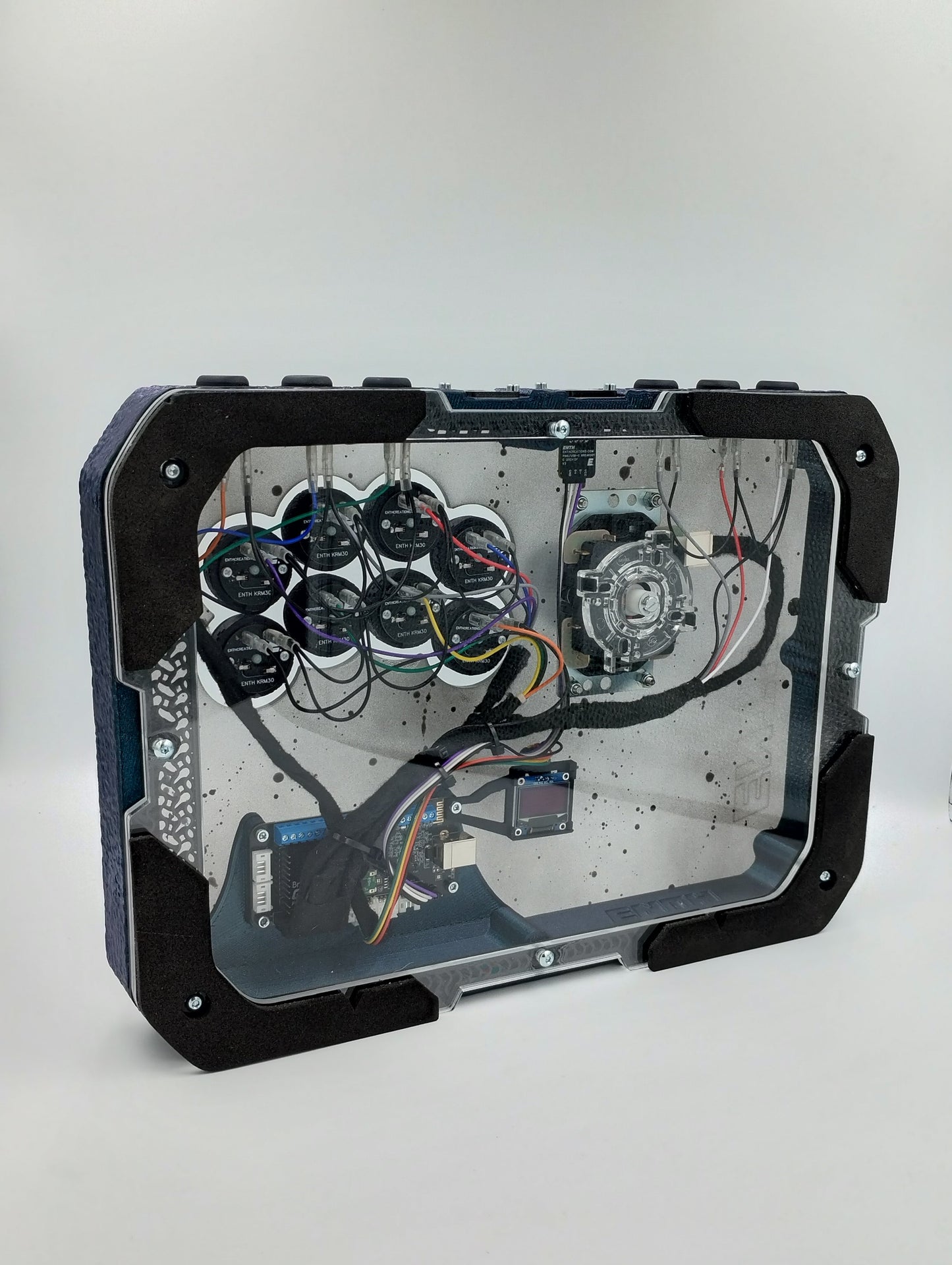 Atlas V2. ENTH Noir 2025. BROOK GEN-5X. BURNT TITANIUM COLOR FRAME, CUSTOM SPRAY PAINTED FUME' PANEL.