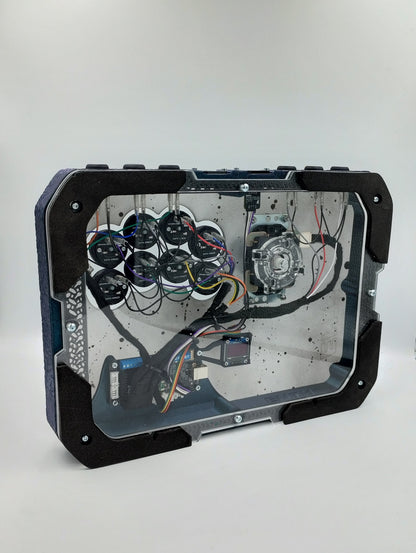 Atlas V2. ENTH Noir 2025. BROOK GEN-5X. BURNT TITANIUM COLOR FRAME, CUSTOM SPRAY PAINTED FUME' PANEL.