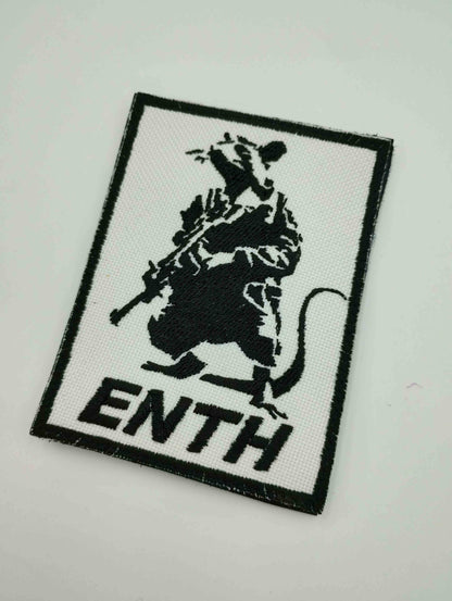 ETH 刺繍パッチ - ベルクロ付き