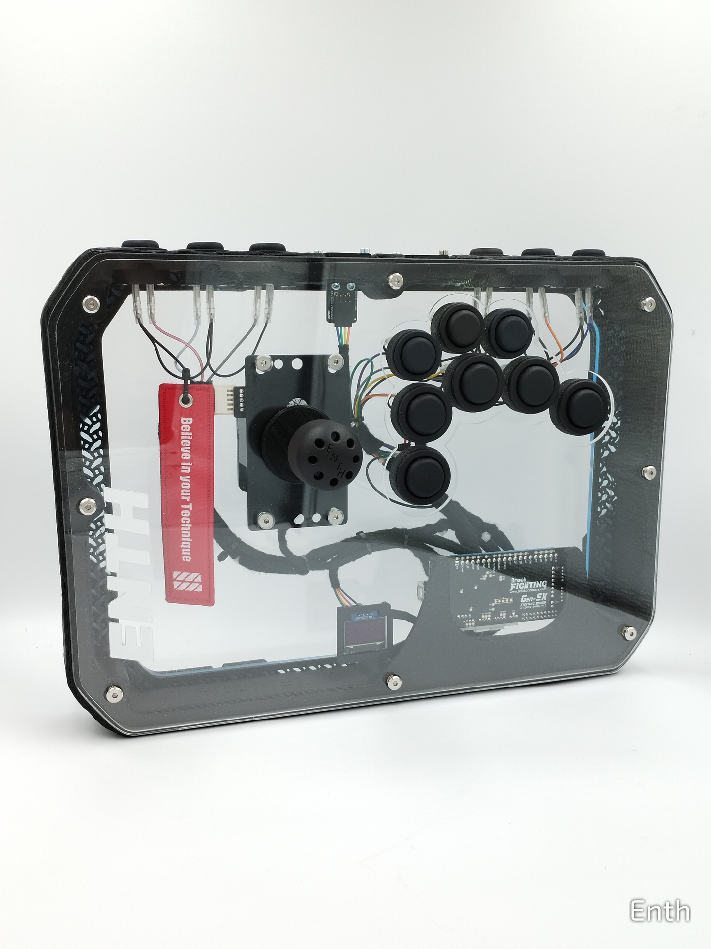 アトラススリム。シューティングゲームのレイアウト。 Qanba サイレントレバー。発送準備完了。 