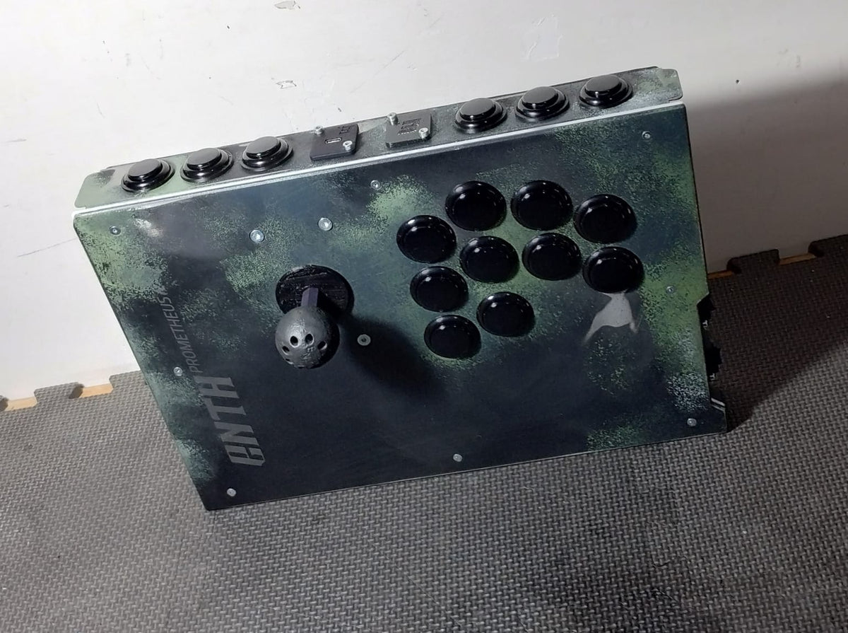 ENTH Prometheus 8+2 Fully Built hand-weathered arcade controller - image 3