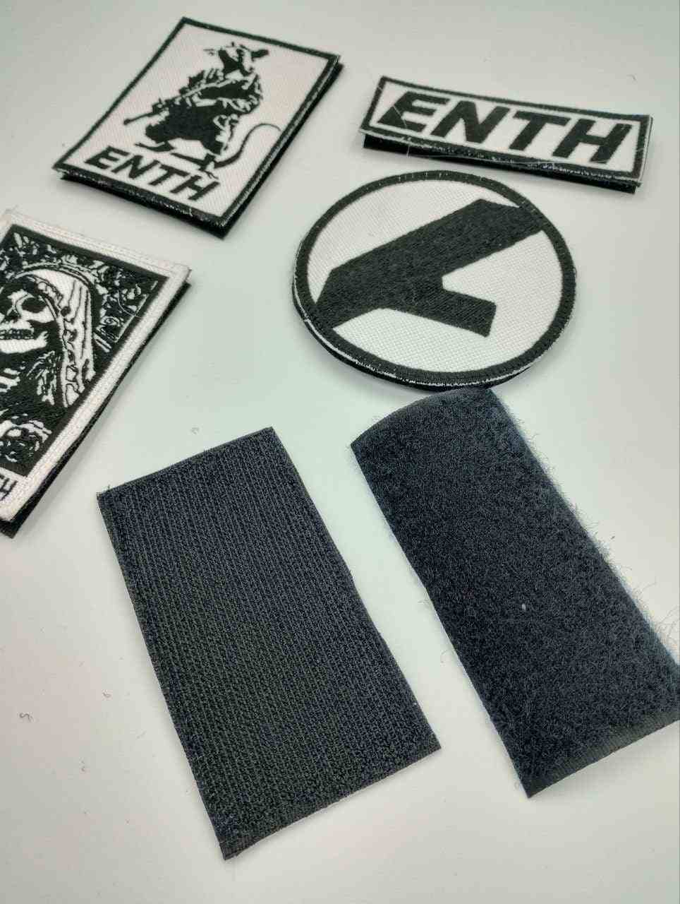 ETH 刺繍パッチ - ベルクロ付き